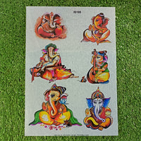 metalic Insert Sheet IS195 Ganpati big 6 (CIS big - 14)