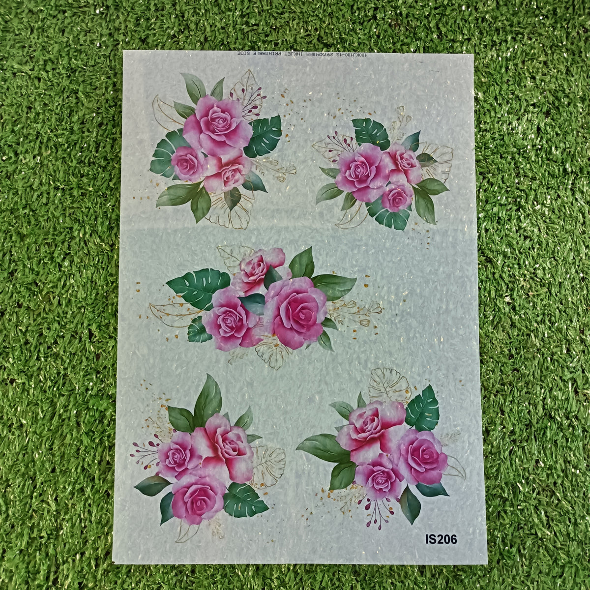 Insert Sheet IS206 Pink Flower