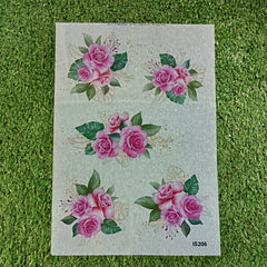 Insert Sheet IS206 Pink Flower