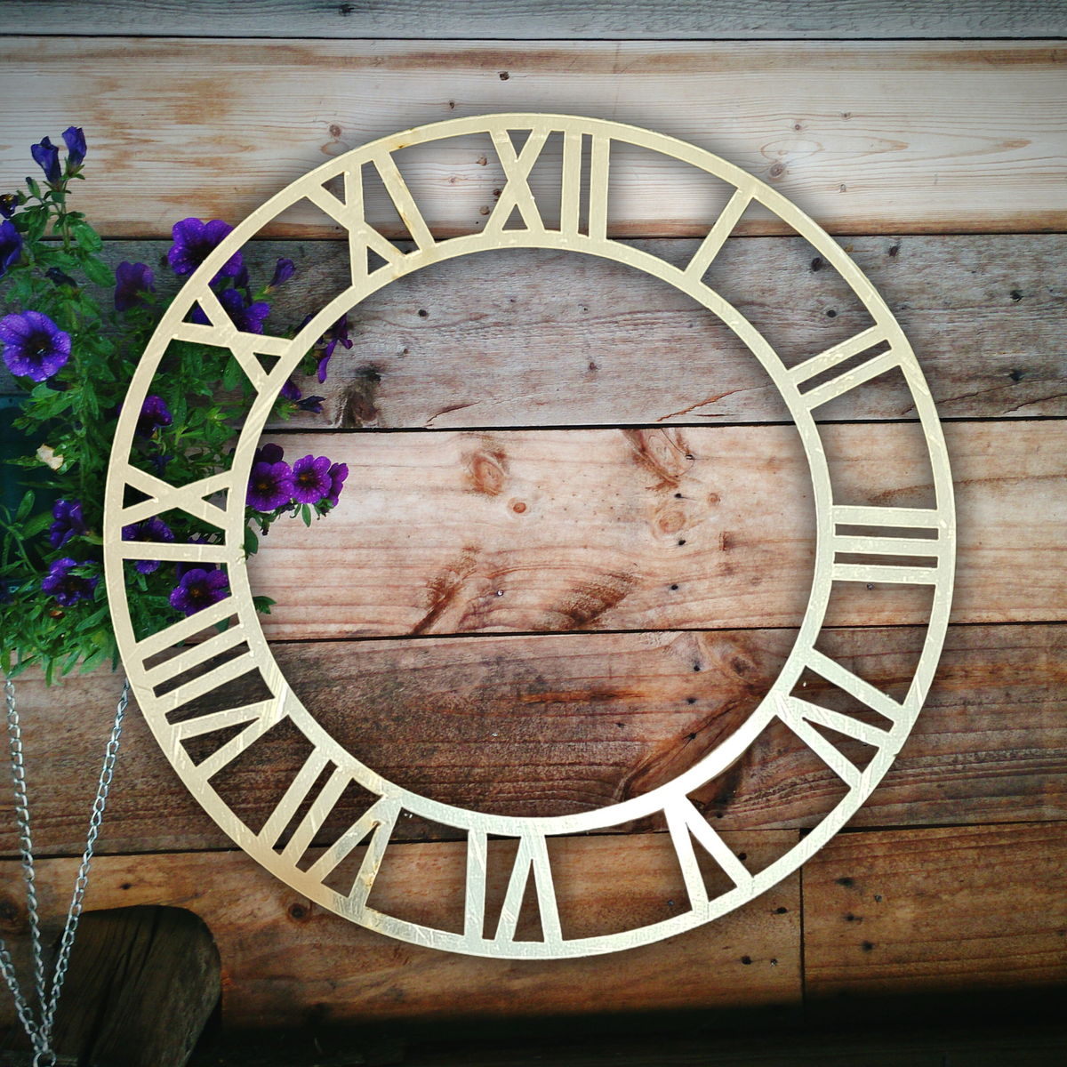 Clock Acrylic Roman Ring