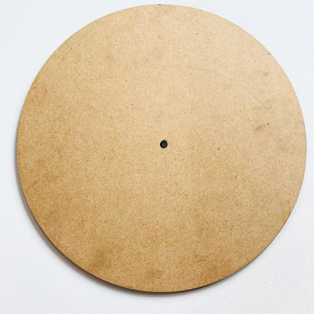 MDF Clock Base with hole