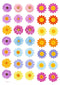 Daisy MULTI FLOWERS INSERT SHEET A4 (CIS big - 5)