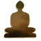 Mahavir Bhagwan(God Swami) Acrylic Cutout - Golden