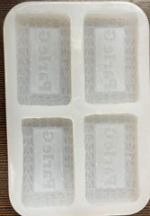 4 Cavity Parle G Candle Mould