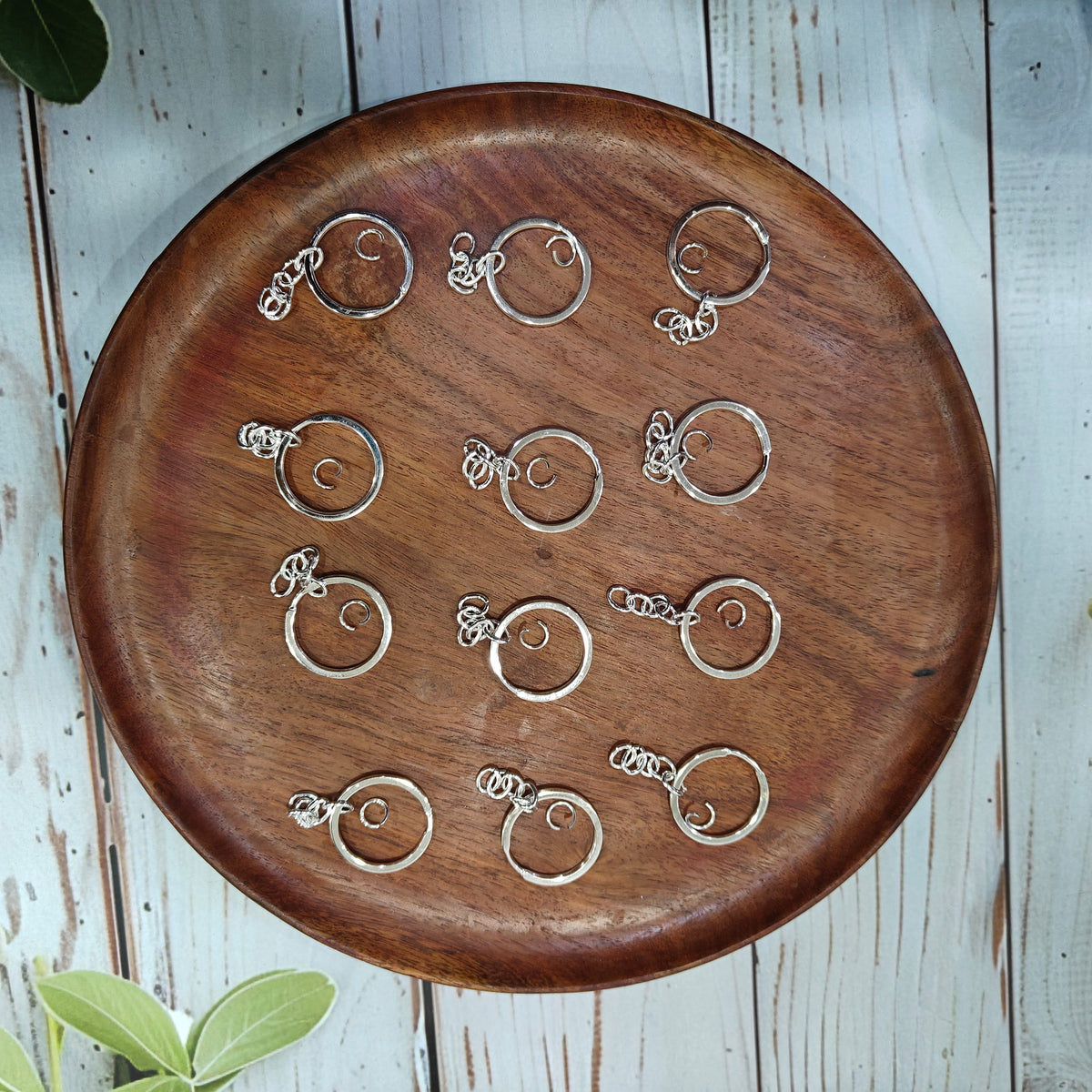 PREMIUM SILVER KEYCHAIN RING