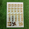 Shubh Labh Swastik Om Metalic A5 Insert Sheet