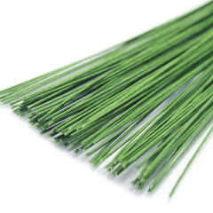 Craft Wire Stick 12inch 24Guage Green 100pcs