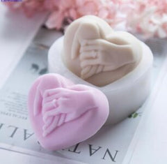 heart with holding hands