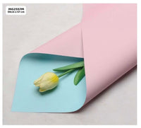 Pink color wrapping paper for candle packing