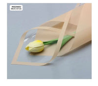 Peach color wrapping paper for candle packing