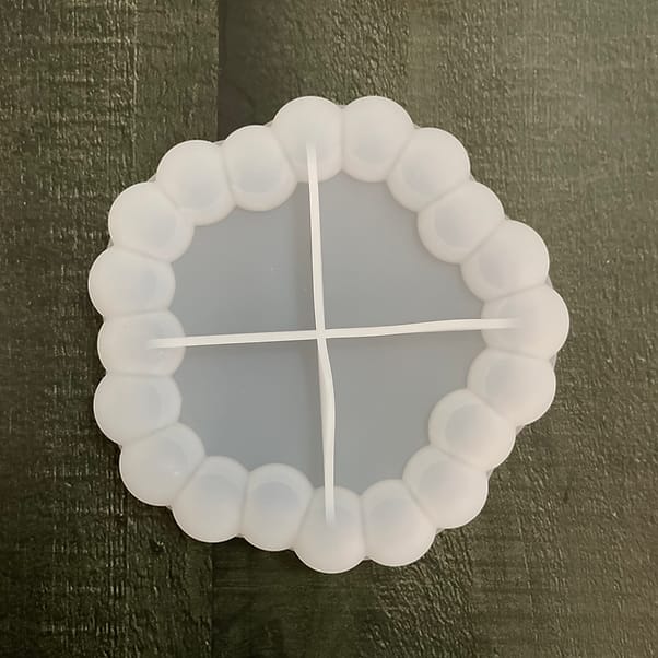 Hexagon Shape Bubble Tray mould for Terra Art / Concreate Mould