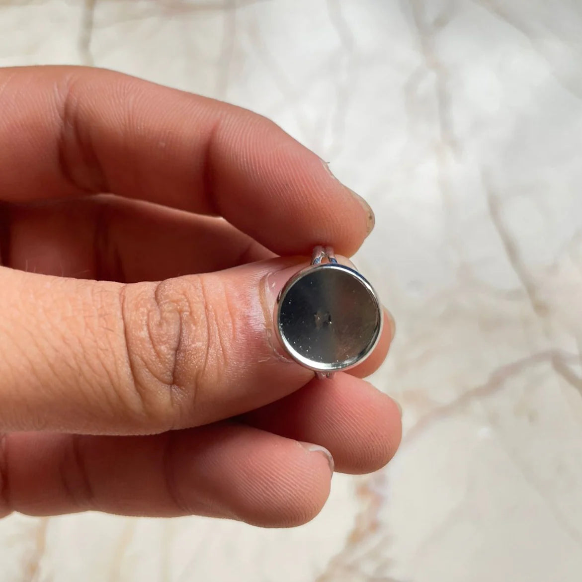 silver ring bezel pack of 1