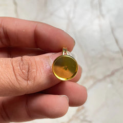 golden ring bezel for resin set of 1