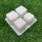 4 cavity Assorted Cube Shape Candle Mould