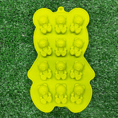12 cavity Mini Teddy Bear Shape Candle Mould