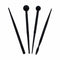 4 Pcs Soft Pottery Petal Pill Stick