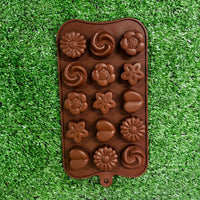 Flower And Heart Mix Chocolate / candle mould