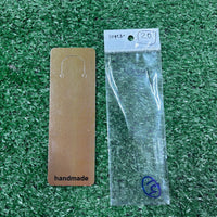 Keychain card used for convenient packaging of the keychain pack of 10 with plastic cover