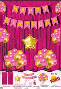 pink theme birthday kit