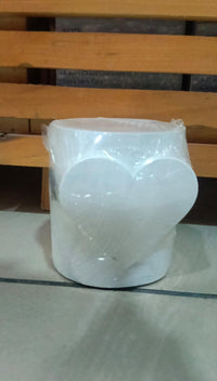 concrete heart jar
