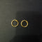 GOLDEN COLOR BOOK RING (SET OF 2)