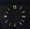 1 inch Clock English Numbers with Stick Golden Acrylic