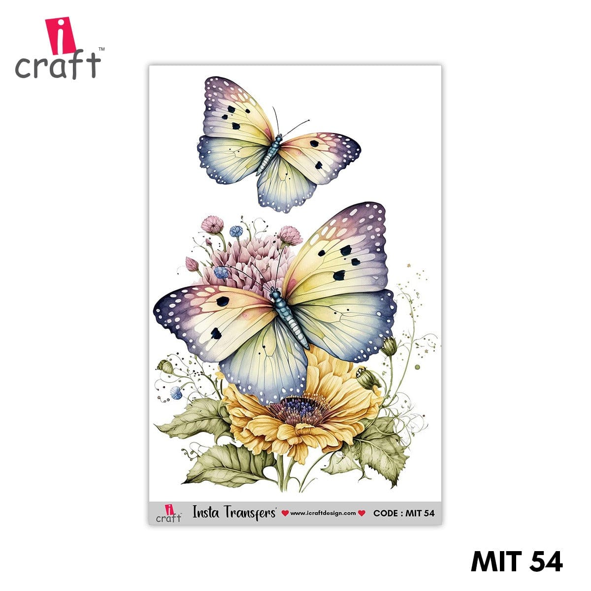 Water Transfer Stickers - CODE 54