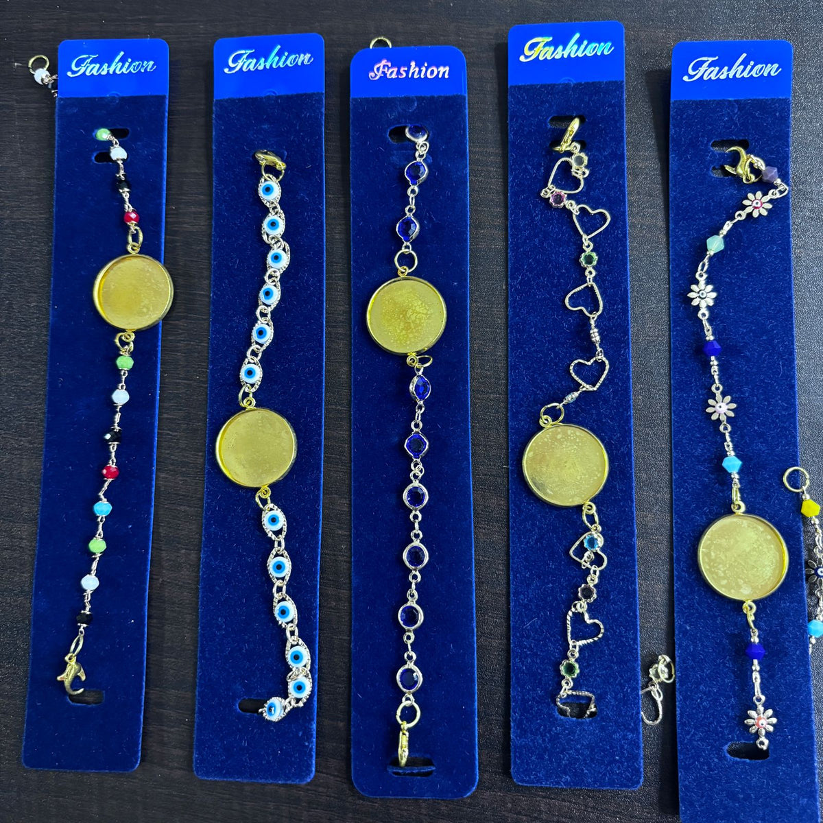 Bracelet Bezel set Heavy (1pc)