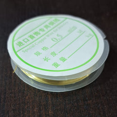 craft wire for jewellery golden