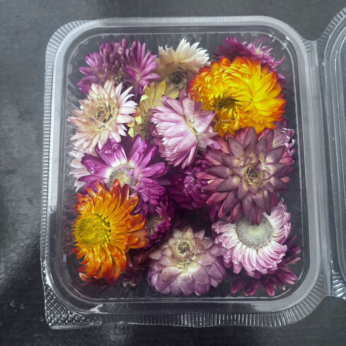 Random Straw Dried Flowers Box for Resin Art & DIY Decor