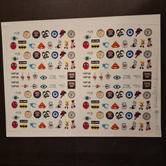 Rakhi Multi Color Insert Sheet A4 Cartoon Theme