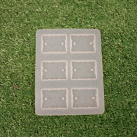 Rakhi Mould - 6 in 1 Rectangle Agate