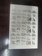happy birthday & anniversary A5 sheet (ges-023)