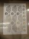 Navkar mantra 3 embossed sticker sheet A4 (4