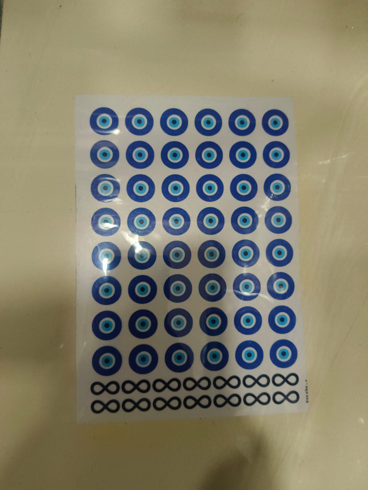 Evil Eye insert sheet A5
