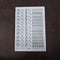 Metal Insert Sheet Baby Birth Details Black A5