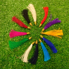 mix colour tassels 2.5 inch for resin art keychains
