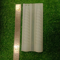 2 Cavity Twisted Candle Silicone Mould