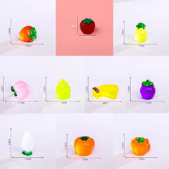 Miniature fruits 10 pcs set 1481586 for resin art dollhouse miniature food DIY crafts India
