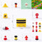 Miniature Road Safety Signs 1482262 for Model Making