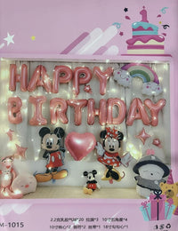Mickey Mouse Theme Birthday Decoration Combo Kit for Kids Party Celebration