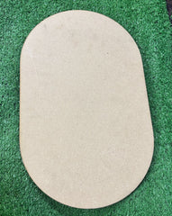 10x16 inch oval MDF base for resin art painting DIY wall decor and craft projects