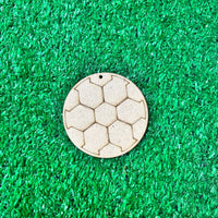 Ball Theme MDF Keychain (3 Inch) for DIY Art & Craft
