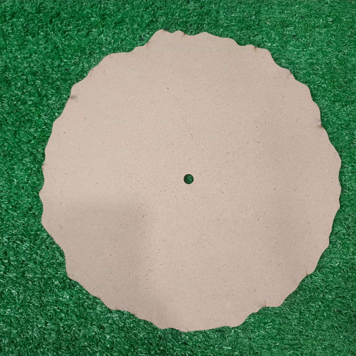 12 Inch Zig Zag Clock MDF Base for Resin Art & DIY Wall Clock Making