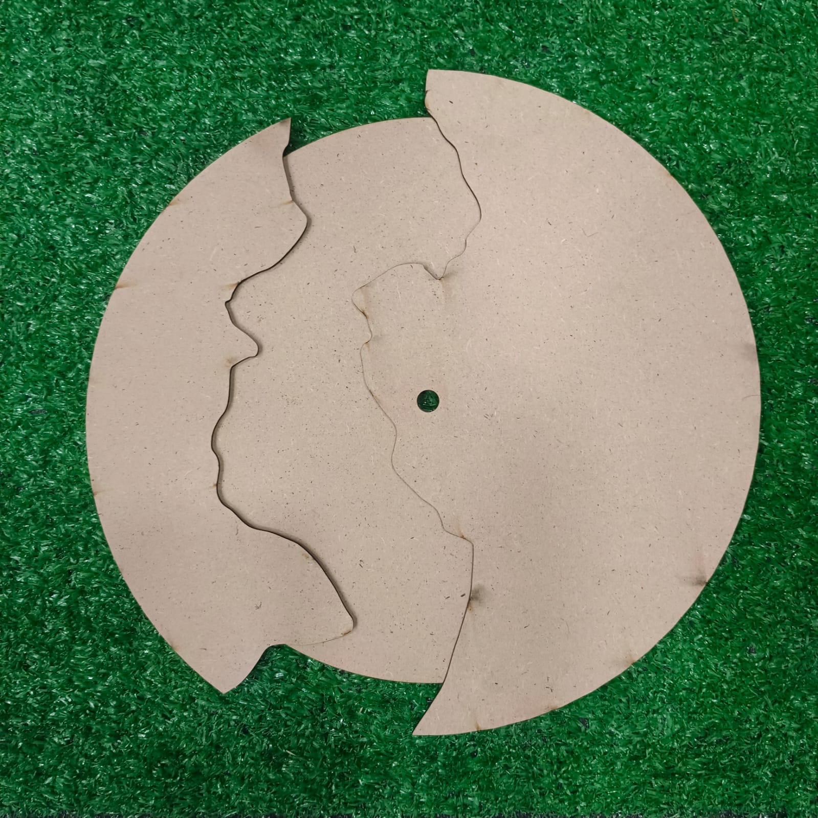 12 inch double layer MDF clock base for resin art DIY wall clock making and craft projects