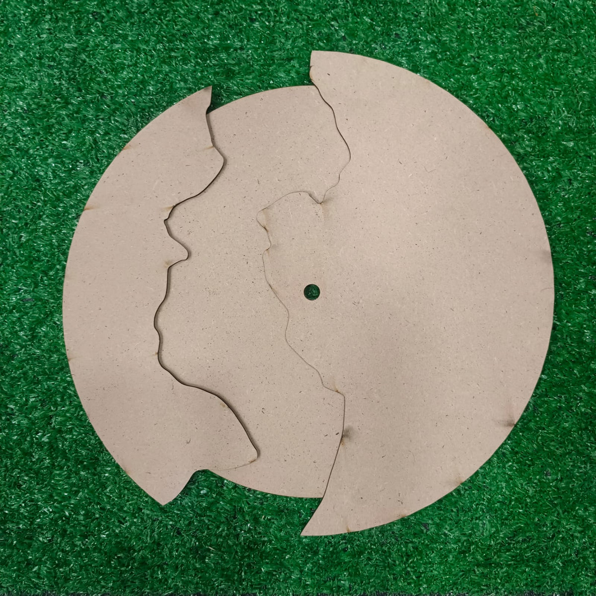 12 inch double layer MDF clock base for resin art DIY wall clock making and craft projects