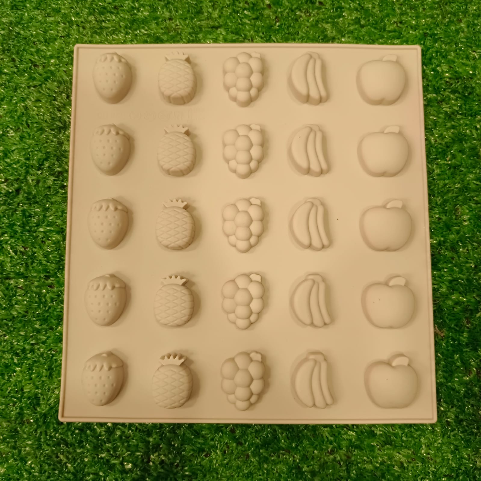 DIY 25 cavity mix fruit silicone mould for resin art soap candle and craft projects