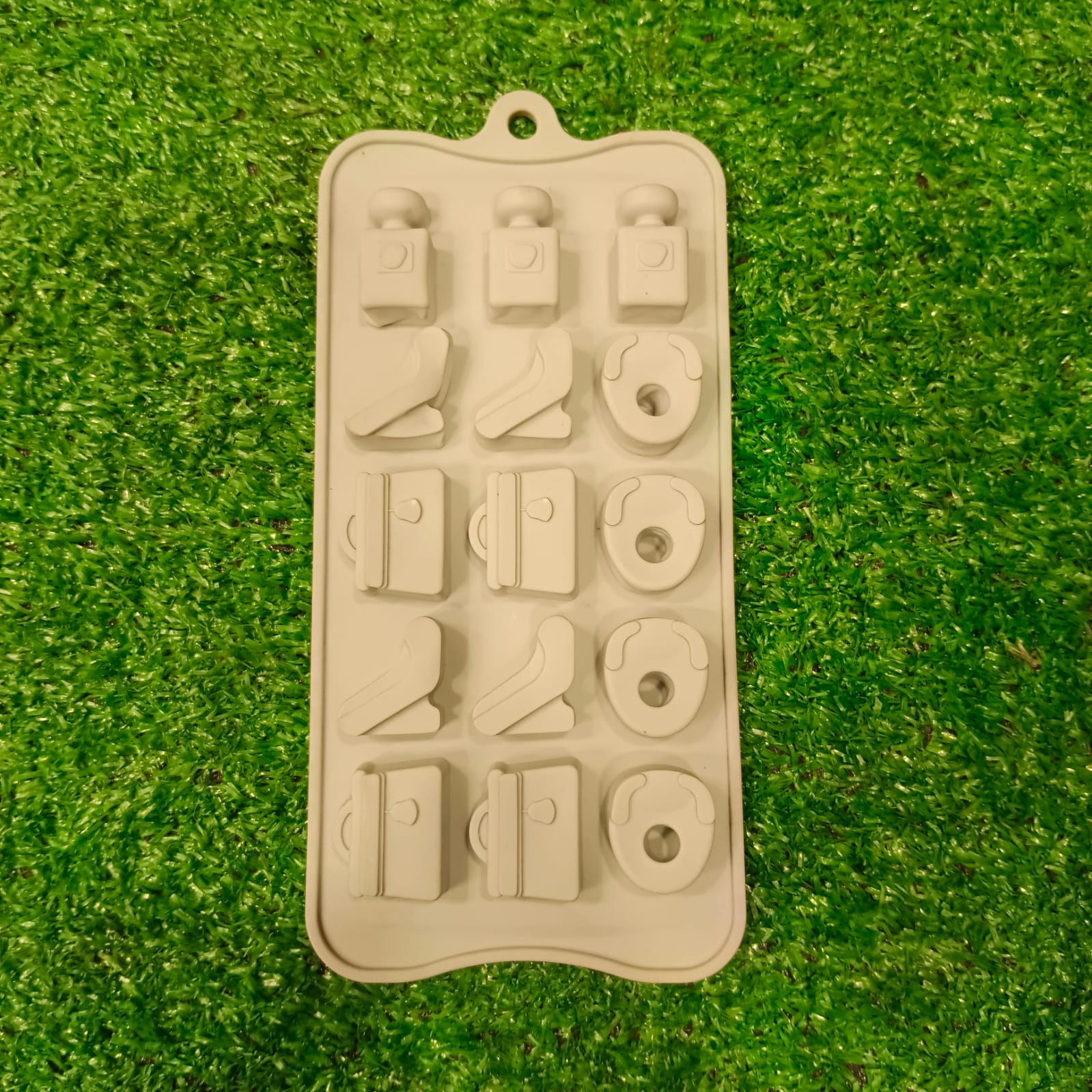 DIY makeup theme silicone mould for resin art keychains soap candle and craft projects