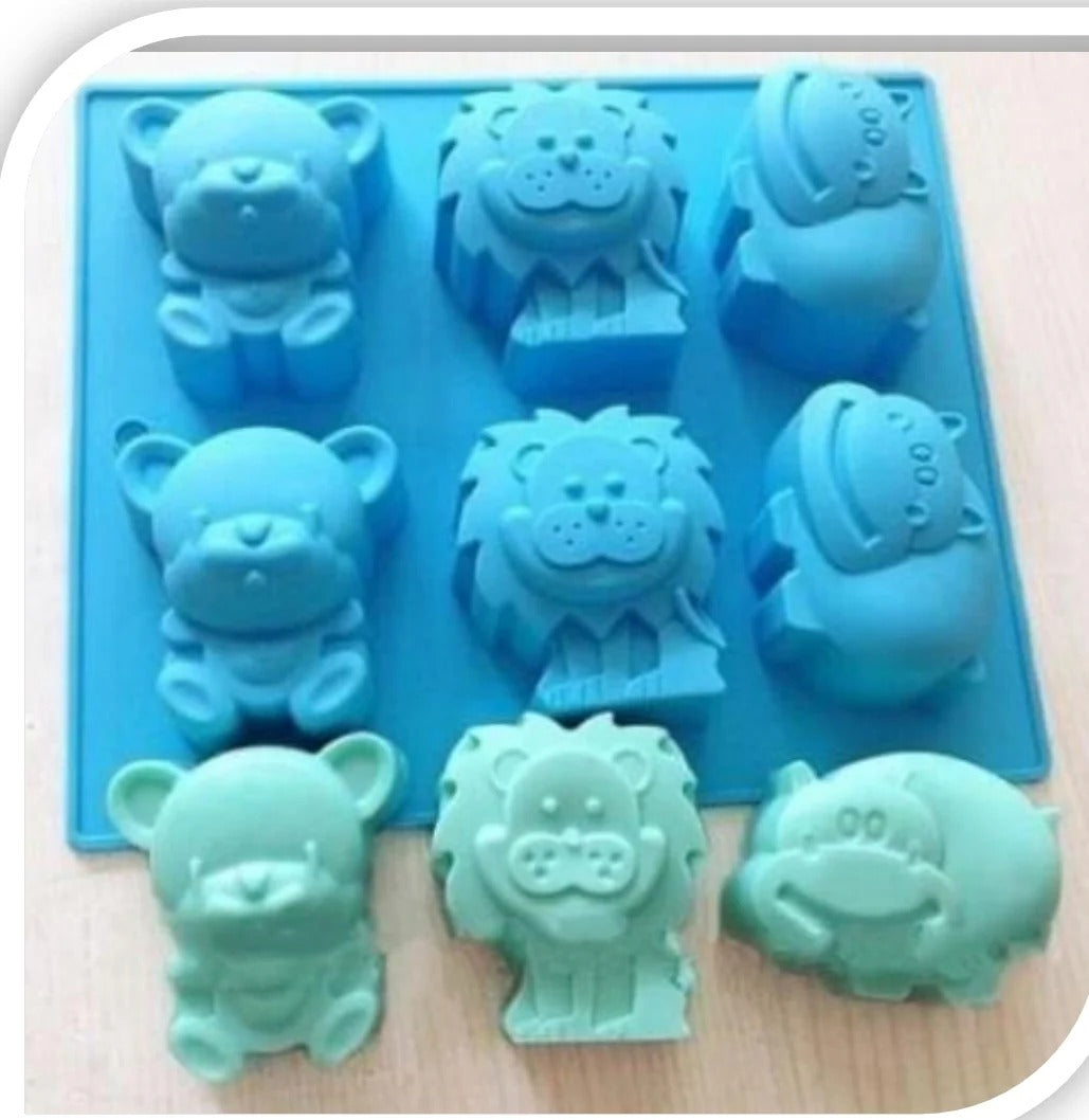 Baby Lion DIY Mould for Resin Art Plaster Casting Clay Craft Cute Animal Shape Mould