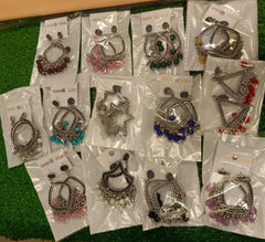Jhumkha with Beads for Jewelry Making (per piece)